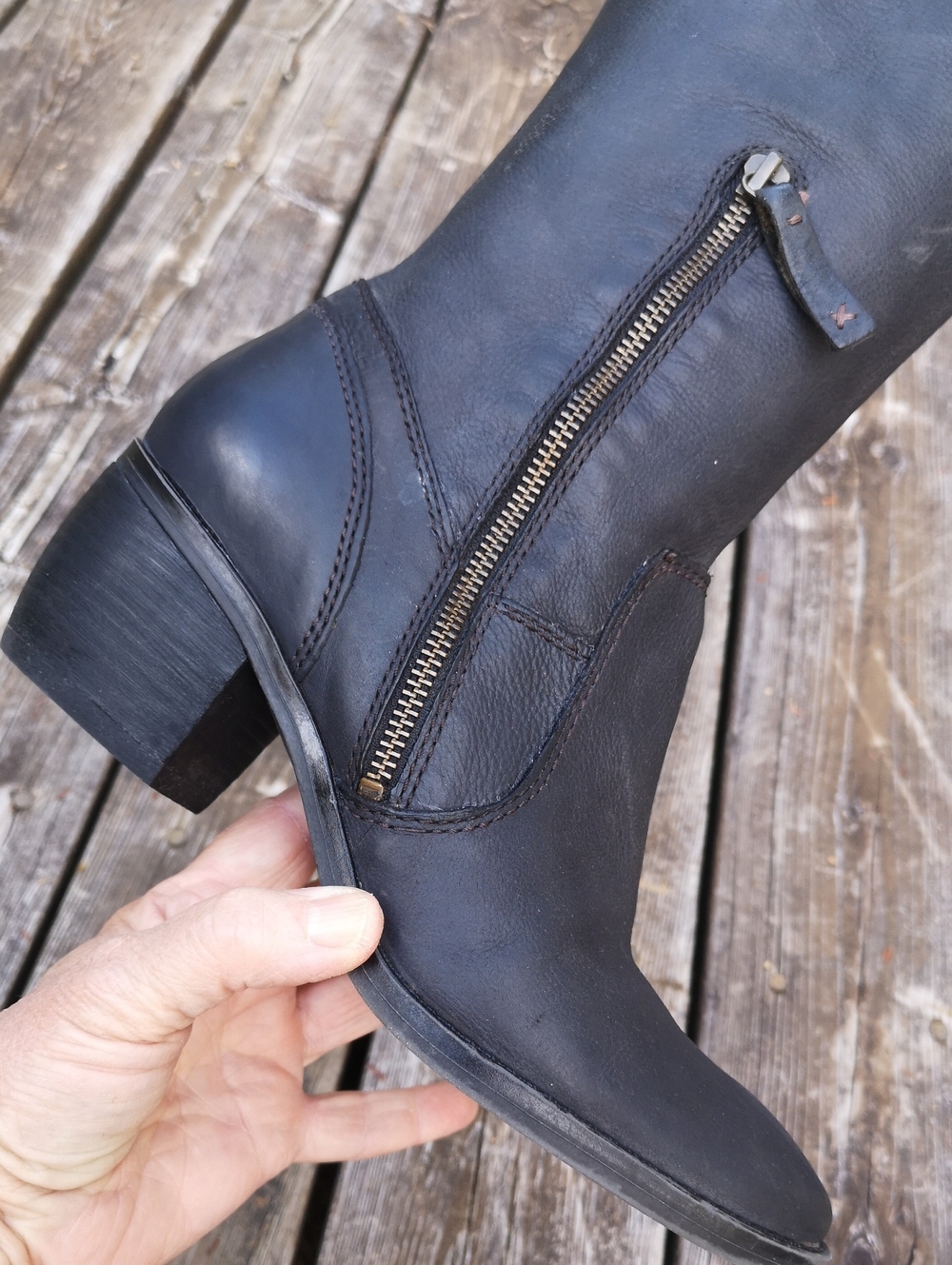Naturalizer tall leather boots - Picture 5 of 15